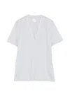 Eleventy V-neck T-shirt In White