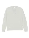Eleventy V-neck Wool Sweater In Gray