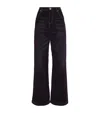 Eleventy Velvet Trousers In Blue