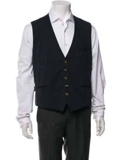 Pre-owned Eleventy Vest In Black