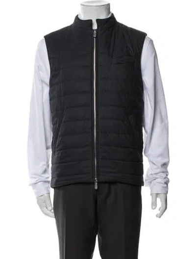 Pre-owned Eleventy Vest In Blue