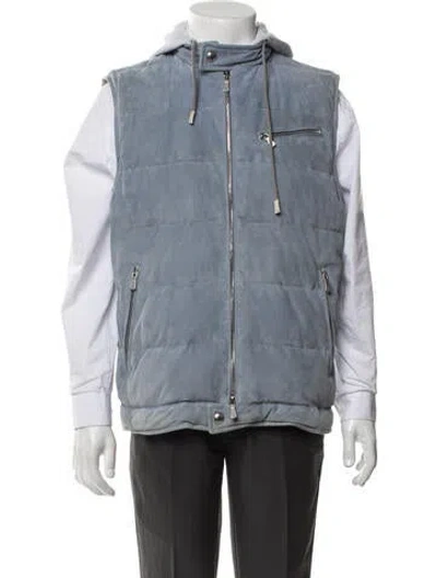 Pre-owned Eleventy Vest In Blue