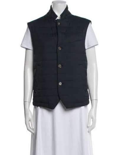 Pre-owned Eleventy Vest In Blue