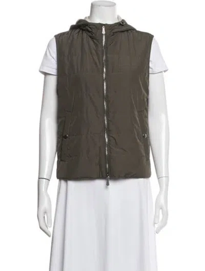 Pre-owned Eleventy Vest In Green
