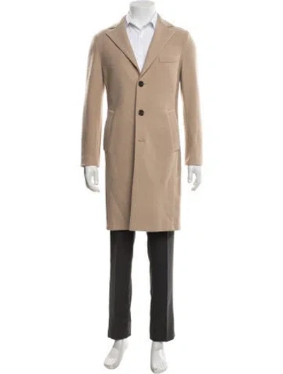 Pre-owned Eleventy Virgin Wool Coat In Grey