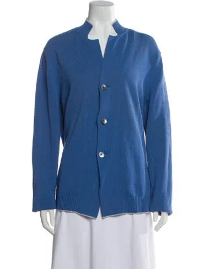 Pre-owned Eleventy V-neck Sweater In Blue