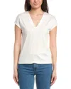 Eleventy Cuffed T-shirt In White