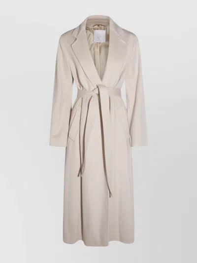 ELEVENTY WAIST BELTED LONG LENGTH LAPELS POCKETS