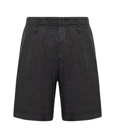 Eleventy Waistband Loop Shorts In Black