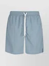 Eleventy Classic Blue Swimwear With Adjustable Drawstring