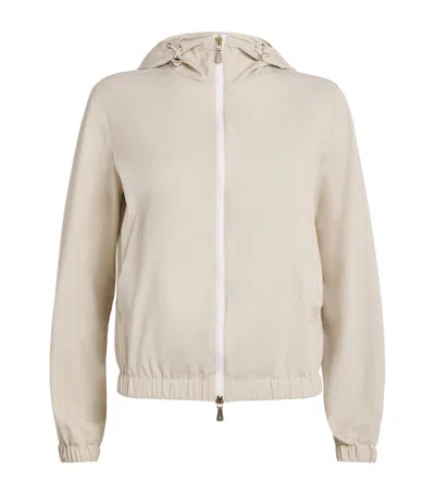 Eleventy Water-repellent Hooded Jacket