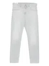 Eleventy Whiskering-effect Jeans In White