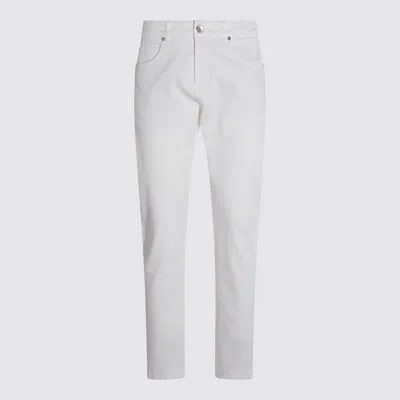 ELEVENTY ELEVENTY WHITE COTTON JEANS