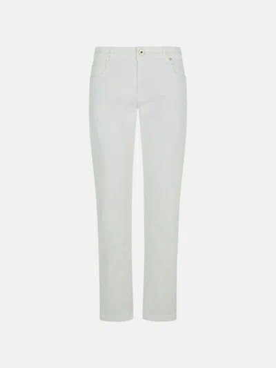 Eleventy White Cotton Pants