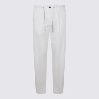 Eleventy Drawstring Trousers In White