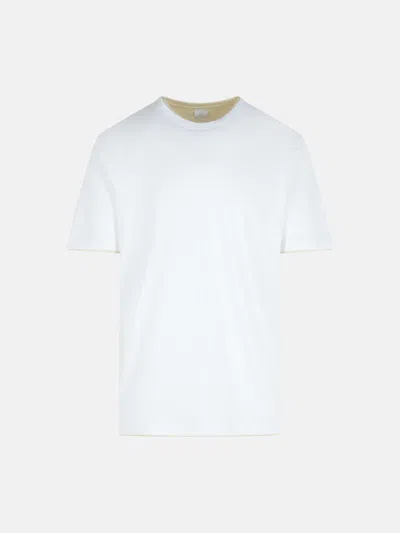 Eleventy White Cotton T-shirt