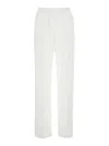 Eleventy 'combat' White Trousers With Double Pence Detail In Multicolor