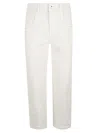 Eleventy Patch-pocket Trousers In Cream