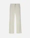 Eleventy High Waist Stretch Cotton Jeans