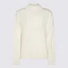 ELEVENTY ELEVENTY WHITE WOOL KNITWEAR