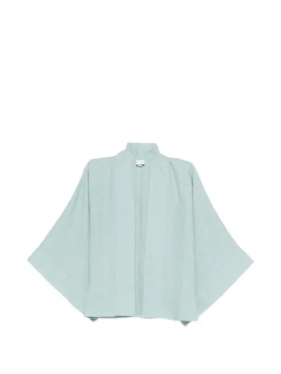 Eleventy Wide-sleeved Jacket In Green