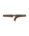 Eleventy Woman Belt Cocoa Size 32 Leather In Brown