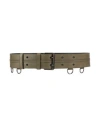 Eleventy Woman Belt Green Size 39.5 Leather In Green