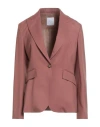 Eleventy Woman Blazer Antique Rose Size 4 Wool, Elastane In Pink