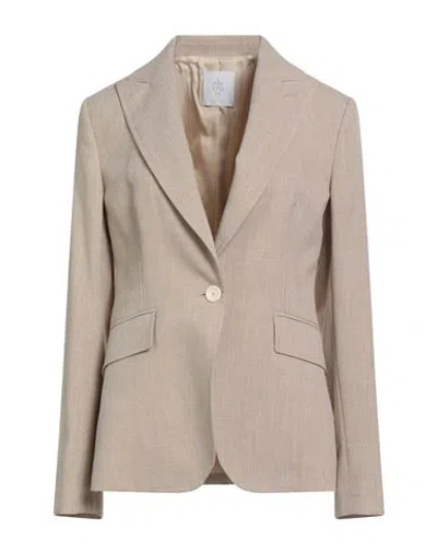 Eleventy Woman Blazer Beige Size 2 Polyester In Sand