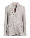 Eleventy Woman Blazer Beige Size 2 Viscose, Cotton, Polyamide