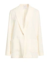 Eleventy Woman Blazer Ivory Size 6 Triacetate, Polyester In White