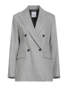 Eleventy Woman Blazer Light Grey Size 4 Wool, Cashmere, Elastane In Gray