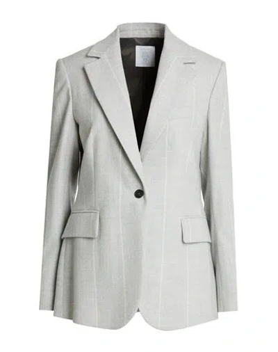 Eleventy Woman Blazer Light Grey Size 8 Wool In Gray