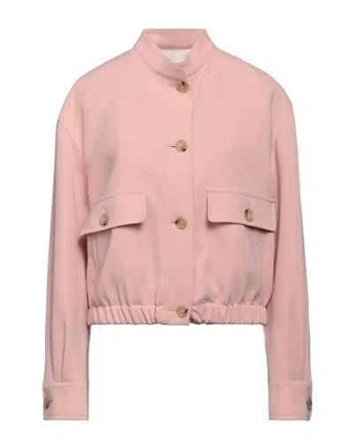 Eleventy Woman Blazer Light Pink Size 4 Triacetate, Polyester