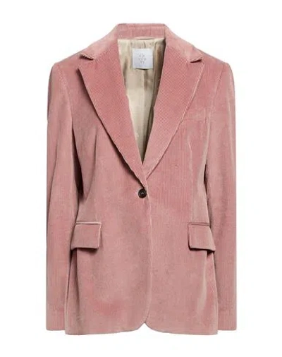 Eleventy Woman Blazer Pink Size 6 Cotton