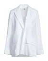 Eleventy Suit Jackets In White