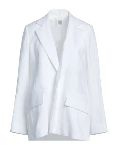 Eleventy Suit Jackets In White