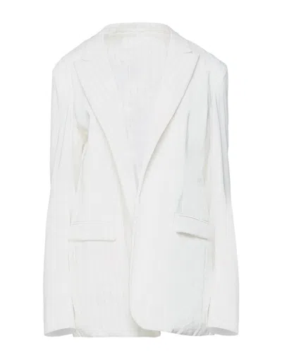 Eleventy Suit Jackets In White