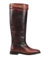 Eleventy Woman Boot Tan Size 11 Leather In Brown