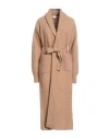 Eleventy Woman Cardigan Camel Size M Cashmere In Brown