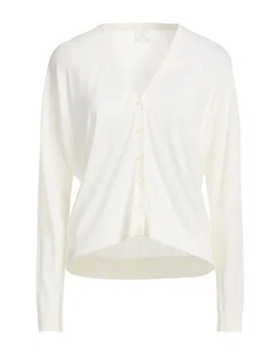 Eleventy Woman Cardigan Ivory Size S Wool In White