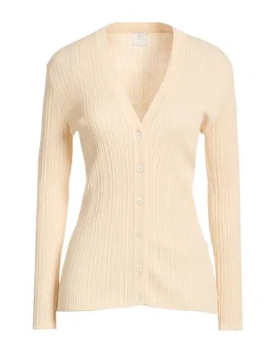 Eleventy Woman Cardigan Sand Size S Cotton In Neutral