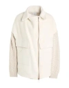 Eleventy Woman Coat Ivory Size 0 Wool, Cashmere In White