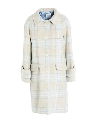 Eleventy Woman Coat Light Grey Size 2 Wool, Cashmere In Neutral