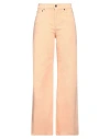 Eleventy Woman Jeans Apricot Size 4 Cotton, Elastane In Orange