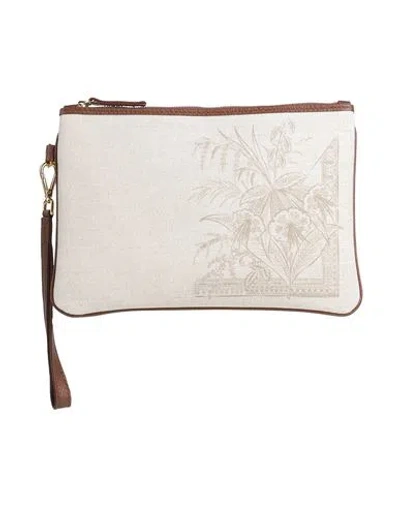 Eleventy Woman Handbag Beige Size - Textile Fibers