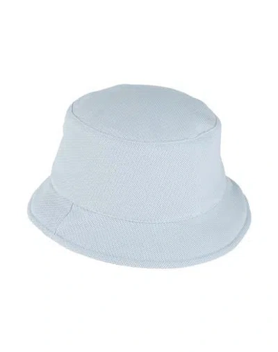 Eleventy Woman Hat Sky Blue Size 7 Cotton, Polyester In Purple