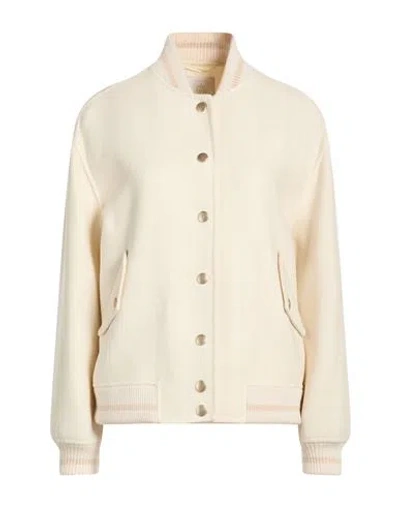 Eleventy Woman Jacket Ivory Size 2 Wool In White