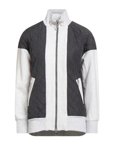 Eleventy Woman Jacket Midnight Blue Size S Cotton, Polyester In Black