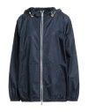 Eleventy Woman Jacket Navy Size L Polyamide In Blue